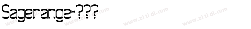 Sagerange字体转换