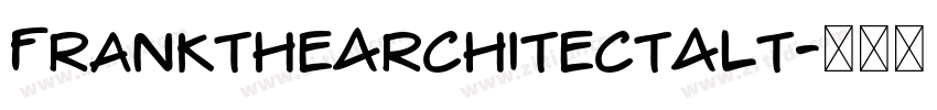 FranktheArchitectAlt字体转换