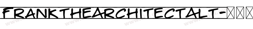 FranktheArchitectAlt字体转换
