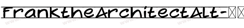 FranktheArchitectAlt字体转换
