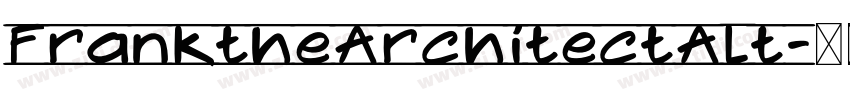 FranktheArchitectAlt字体转换