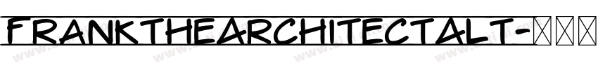 FranktheArchitectAlt字体转换