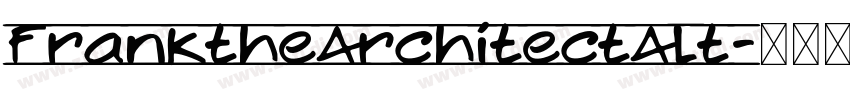 FranktheArchitectAlt字体转换