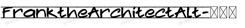 FranktheArchitectAlt字体转换