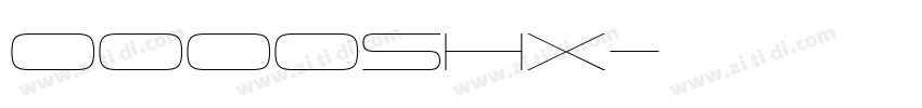 0000SHX字体转换
