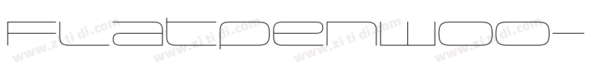 FlatpenW00字体转换