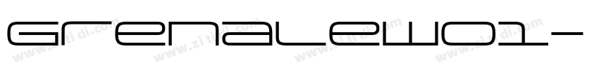 GrenaleW01字体转换