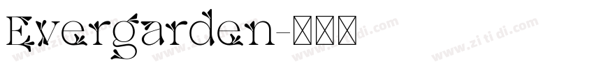 Evergarden字体转换