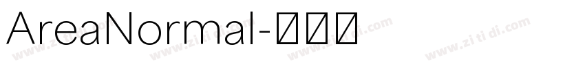 AreaNormal字体转换 AreaNormal字体转换