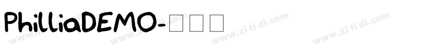 PhilliaDEMO字体转换