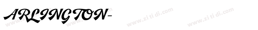 ARLINGTON字体转换