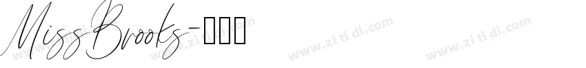 MissBrooks字体转换