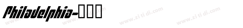 Philadelphia字体转换