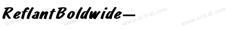 ReflantBoldwide字体转换