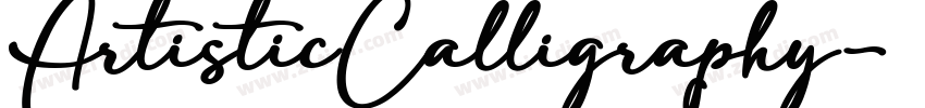 ArtisticCalligraphy字体转换
