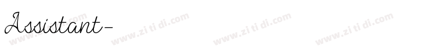 Assistant字体转换