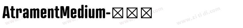 AtramentMedium字体转换 AtramentMedium字体转换