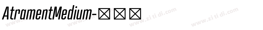 AtramentMedium字体转换 AtramentMedium字体转换