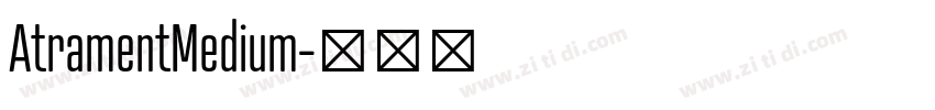 AtramentMedium字体转换 AtramentMedium字体转换