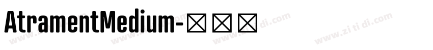 AtramentMedium字体转换 AtramentMedium字体转换