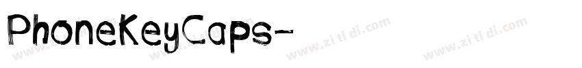 PhoneKeyCaps字体转换