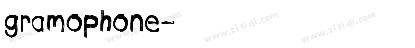 gramophone字体转换