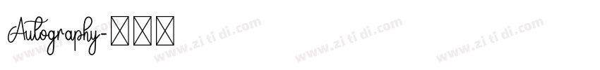 Autography字体转换