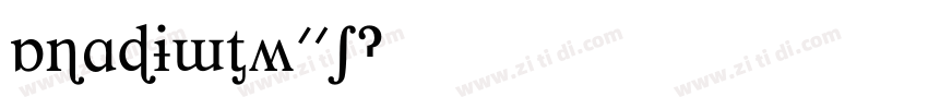 AbadiMTW01字体转换
