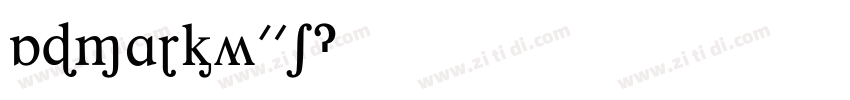 AdmarkW01字体转换
