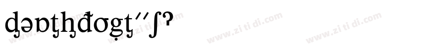 DEATHFONT01字体转换