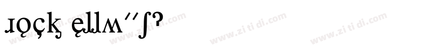 RockwellW01字体转换