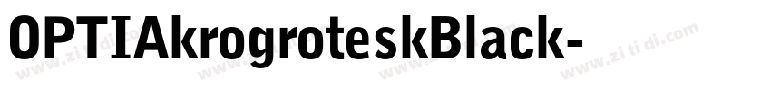 OPTIAkrogroteskBlack字体转换 OPTIAkrogroteskBlack字体转换