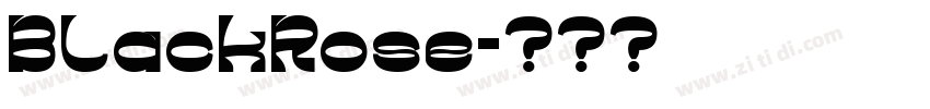 BlackRose字体转换