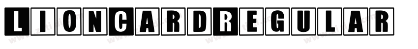 LionCardRegular字体转换 LionCardRegular字体转换