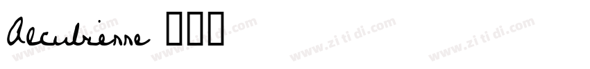 Alcubierre字体转换