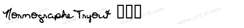NormographeTryout字体转换