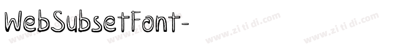 WebSubsetFont字体转换