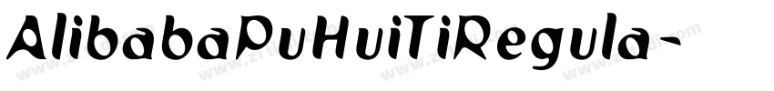 AlibabaPuHuiTiRegula字体转换