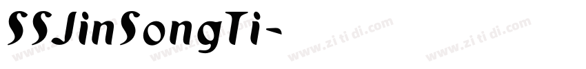 SSJinSongTi字体转换