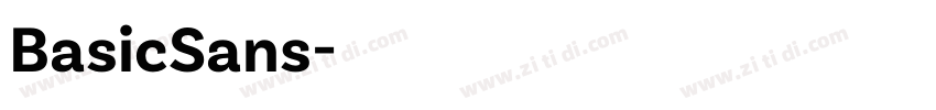 BasicSans字体转换