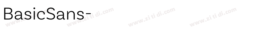 BasicSans字体转换