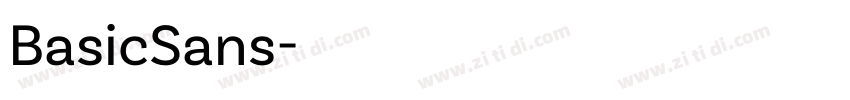 BasicSans字体转换