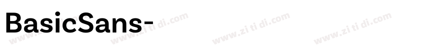 BasicSans字体转换