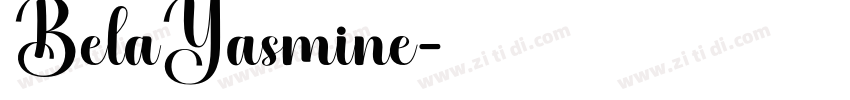 BelaYasmine字体转换