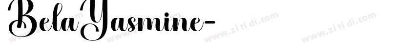 BelaYasmine字体转换