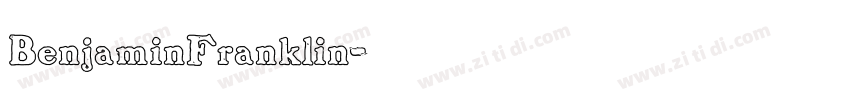 BenjaminFranklin字体转换 BenjaminFranklin字体转换