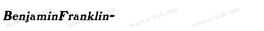BenjaminFranklin字体转换 BenjaminFranklin字体转换