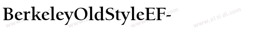 BerkeleyOldStyleEF字体转换 BerkeleyOldStyleEF字体转换