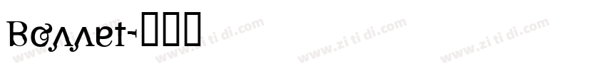 Bonnet字体转换