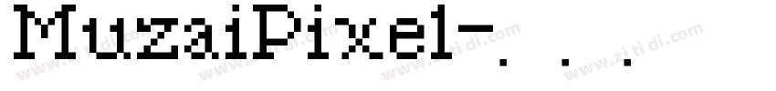 MuzaiPixel字体转换